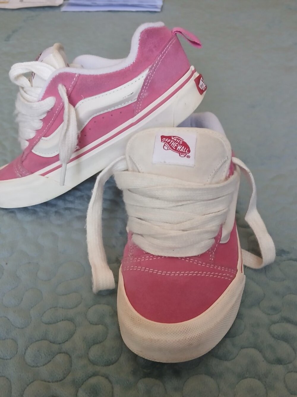 Vans Knu Skool Sneakers Foxglove Pink Womens size 5.5